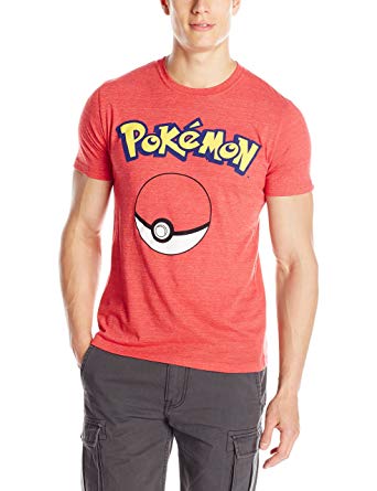 Pokemon Men's Red Poke Ball Men's Triblend T-Shirt