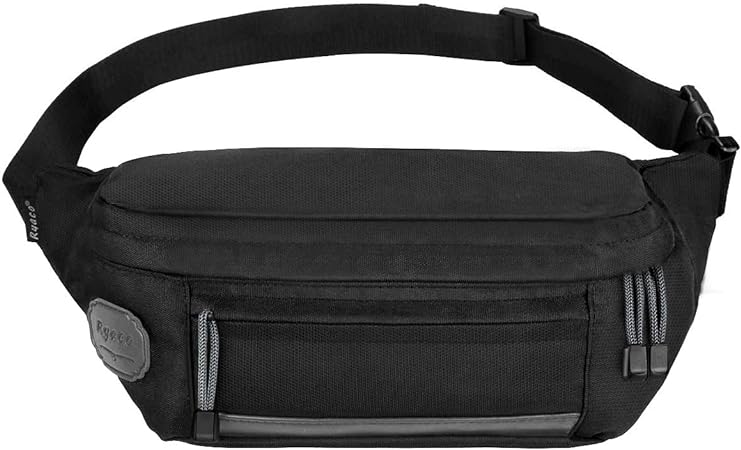 Ryaco Waist Pack, Fanny Pack Hip Bum Bag for Men and Women with Big Pocket for Outdoor Sports Workout Hiking