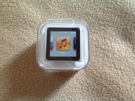 (DISCONTINUED MODEL) Apple Ipod Nano 6th Generation Graphite 8 GB Includes Generic White Earphones and USB Data Cable (Non Retail Packaging)