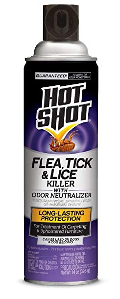 Hot Shot 2118 Flea Killer Plus Room and Pet, 14-Ounce Spray