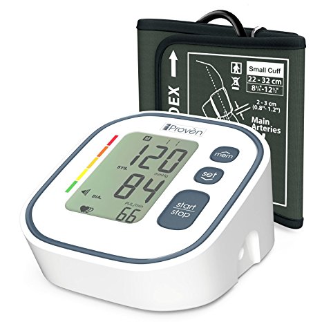 Digital Automatic Blood Pressure Monitor - Upper Arm Cuff ( Medium Cuff ) - Large Screen Display - Clinically Accurate & Fast Reading - FDA Approved - BPM-634 by iProvèn