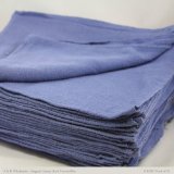 Surgical Cotton Huck Towels Blue 15 X 25 - Pack of 12 Pcs