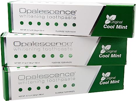 3 Tubes of Opalescence Whitening toothpaste 4.7oz