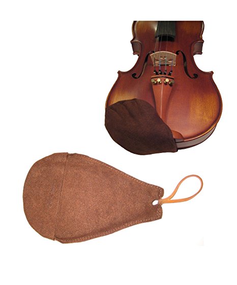 Chin Smart Chinrest Cover for Violin and Viola-Brown