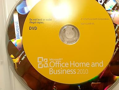 Microsoft Office Home & Business 2010 - 2PC/1User (one desktop and one portable) (Disc Version)