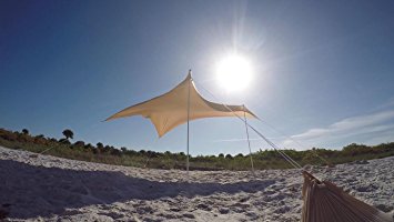 Otentik Beach SunShade - With Sandbag Anchors - The Original Sunshade since 2011