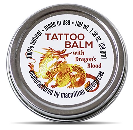 Tattoo Aftercare for New Skin or Permanent Makeup Tattoo Care | Balm Calms Irritation and Promotes Natural Healing 2 oz Pour in Tin
