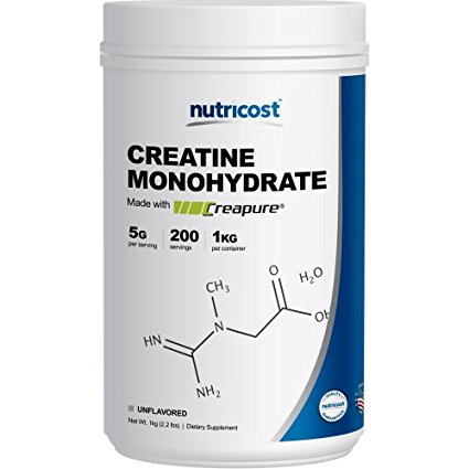 Nutricost Creapure® Creatine Monohydrate 1KG