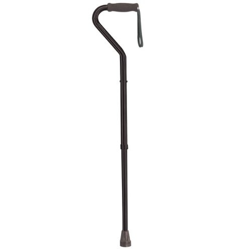 Drive Medical Bariatric H/D Offset Cane Alum Adjusts, 2.95 Pound