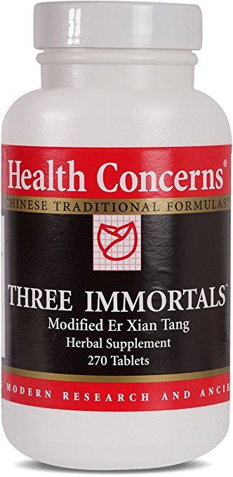 Health Concerns - Three Immortals - Modified Er Xian Tang Herbal Supplement - 270 Tablets