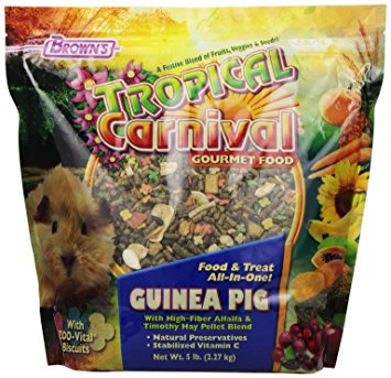 F.M. Brown's Tropical Carnival Guinea Pig Food, 5-Pound