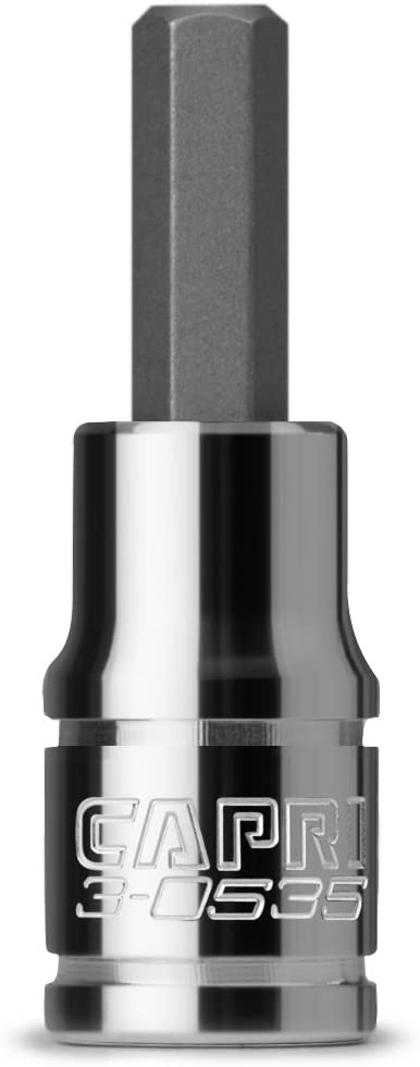 Capri Tools 5 mm Hex Bit Socket, 1/4-Inch Drive, Metric