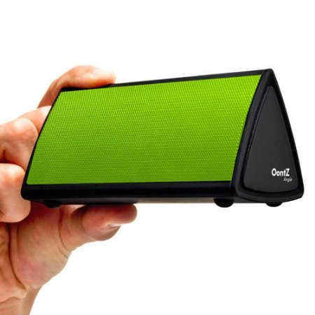 Cambridge SoundWorks OontZ Angle Ultra Portable Wireless Bluetooth Speaker with Built in Mic up to 12 Hour Playtime works with iPhone iPad tablet Samsung and smart phones - Lime Grille