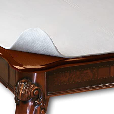 HomeCrate TPAD Wide Premium Cushioned Heavy Duty Vinyl Table Pad, 70" x 144", Cream