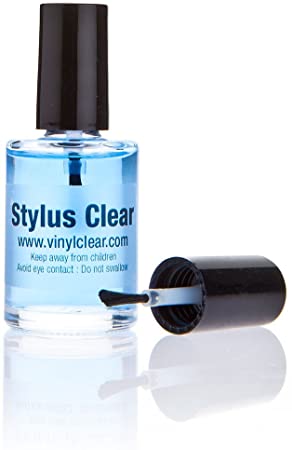 Audiophile Vinyl Record and LP Stylus Cleaner Kit (15ml) with Applicator Brush. Clean and protect your stylus.