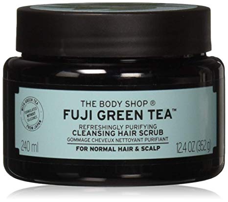 The Body Shop Fuji Green Tea Refreshingly Purifying Cleansing Hair Scrub, 8.2 Fluid Ounce