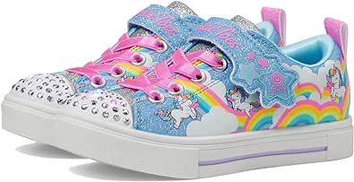 Skechers Girls Heart Lights-Rainbow Lux Sneaker