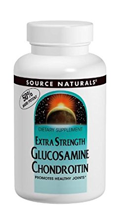 Source Naturals Extra Strength Glucosamine Chondroitin, Promotes Healthy Joints, 60 Tablets