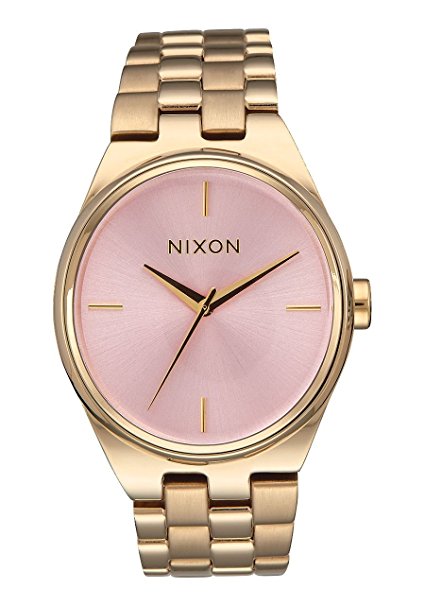 Nixon Women's 'Idol' Quartz Stainless Steel Automatic Watch, Color:Gold-Toned (Model: A9532360-00)