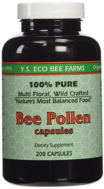 Y.S. Organic Bee Pollen -- 200 Capsules