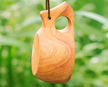 Nordic Style Kuksa Wooden Portable Water Cup/ Camping Mug (200ml)