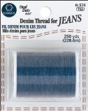 COATSampCLARK Denim Thread for Jeans 250-Yard Blue