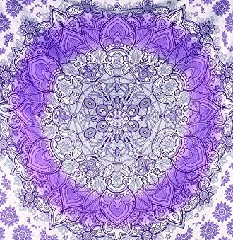 Indian Hippie Hippy Ombre Tapestry Mandala Tapestry Boho Wall Hanging Dorm Room Decor Throw Bedding Bedspread 57x84 "