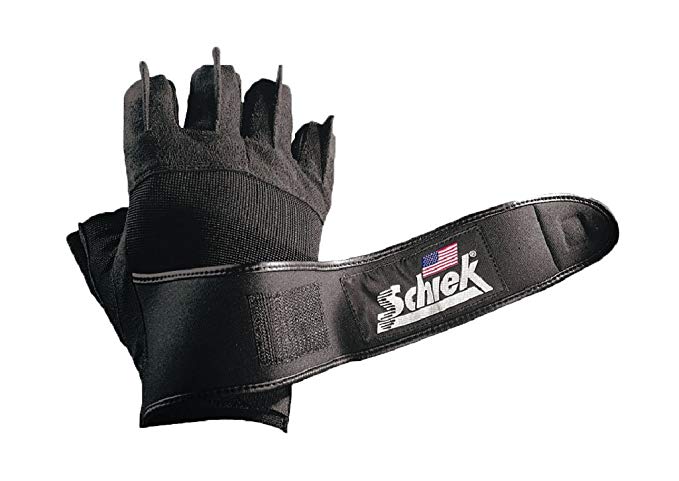 Schiek Platinum Gel Lifting Gloves w/Wrist Wraps