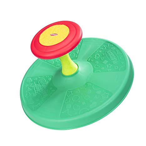 Playskool Sit "˜n Spin Classic Spinning Activity Toy for Toddlers Ages Over 18 Months, Multicolor (Renewed)