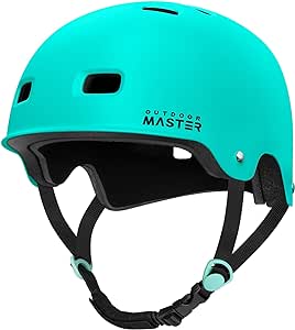 OutdoorMaster Skateboard Cycling Helmet-Beetles Snug,Bike Helmet for Adults, Youth & Kids-Two Removable Liners Ventilation Multi-Sport Commuter Scooter Roller Skate Inline Skating Longboard