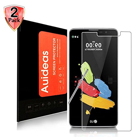 LG G Stylo 2 /Stylus 2 Screen Protector,Auideas Screen Protector Tempered Glass Screen Protector for LG G Stylo 2/Stylus 2(LG Stylo 2 Plus MS550 K550) Screen Protector [2-Pack]