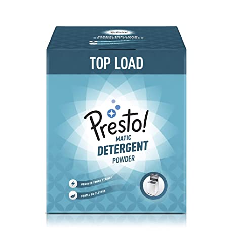 Presto! Amazon Brand - Presto! Matic Top Load Detergent Powder - 3 kg