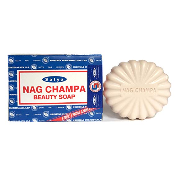 Satya Nag Champa Natural Soap Regular, Bar Sai Baba, 75g, 2.5 oz