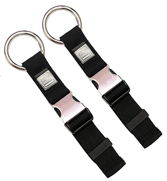 Add-A-Bag Luggage Strap Jacket Gripper Baggage Suitcase Straps 2 Pack Go Travel Carry Clip Belts
