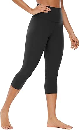 CRZ YOGA Womens Butterluxe High Waisted Lounge Legging 19 Inches - Workout Leggings Buttery Soft Capris Yoga Pants