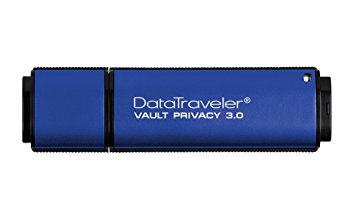 Kingston Digital 4GB Data Traveler AES Encrypted Vault Privacy 256Bit 3.0 USB Flash Drive (DTVP30/4GB)