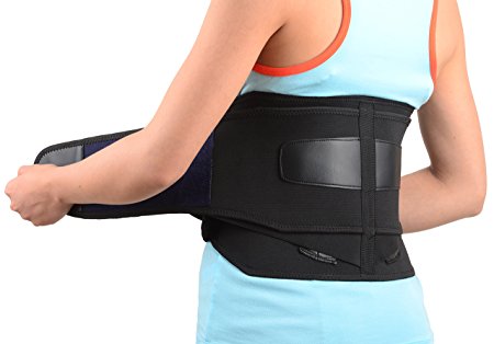 CQ Wellness Breathable Lumbar Back Support With Removable Pad