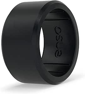 Enso Rings Marquee Silicone Rings, Wide Ring Collection, Comfortable and Flexible Design