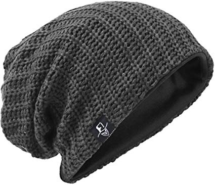 VECRY Men's Slouchy Beanie Knit Rasta Skull Cap for Summer Winter