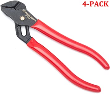 4-1/2" Mini Tongue and Groove Pliers - RT24CVS (Black, 4-Pack)