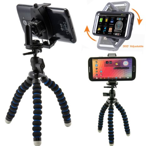 ChargerCity Tripod Kit for Apple iPhone 6s Plus iPhone 6 5s Samsung Galaxy Note 5 4 S6 S5 Edge LG G3 G4 Nexus HTC ONE A9