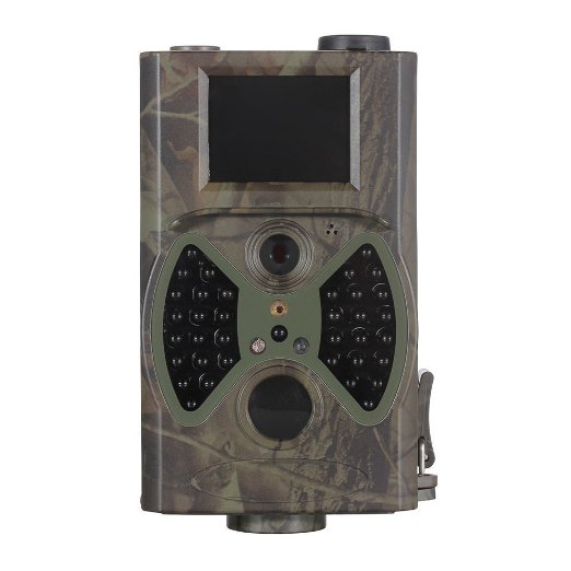 Hunting Trail Camera Outdoor 1080P HD 12MP Digital Game Cam Trail Camera with Integrated 2" LCD Screen (Camo Green)