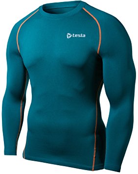 Tesla Men's Thermal Coldgear Compression Baselayer Long Sleeve T Shirts R34/R44/RX1