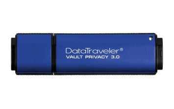 Kingston Digital 8GB Data Traveler AES Encrypted Vault Privacy 256Bit 3.0 USB Flash Drive (DTVP30/8GB)