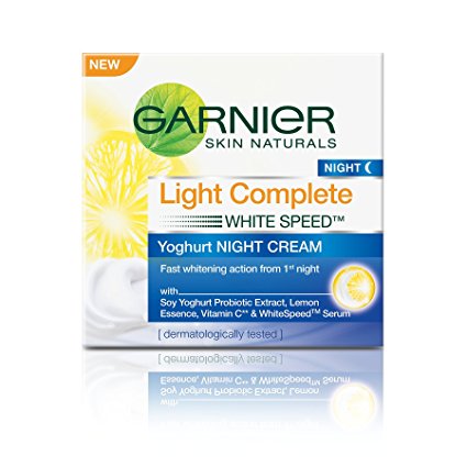 Garnier Skin Naturals Light Complete White Speed Yoghurt Night Cream, 40g