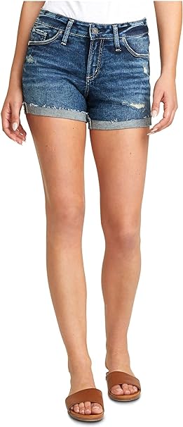 Silver Jeans Co. Women's Suki Mid Rise Short