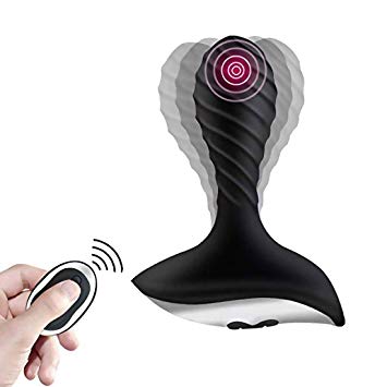 VSP Vibrating Prostate Massager Sex Toy with 10 Variable Vibration Modes for Wireless Remote Control Butt Plug Vibrator
