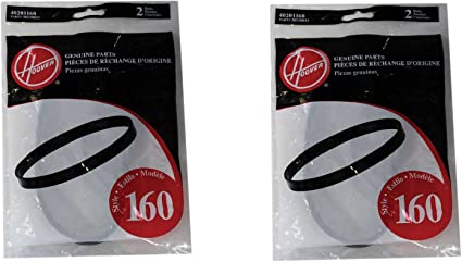 Hoover 40201160 Windtunnel Agitator Belts, 38528033 2 Per Package, 2 per Package, 2 Pack