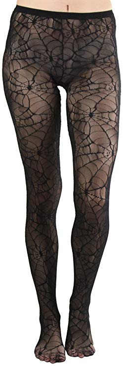 ToBeInStyle Women's Spider Web Pantyhose