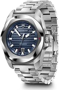 Victorinox I.N.O.X. Automatic Blue Dial Stainless Bracelet Watch 41mm - 242020